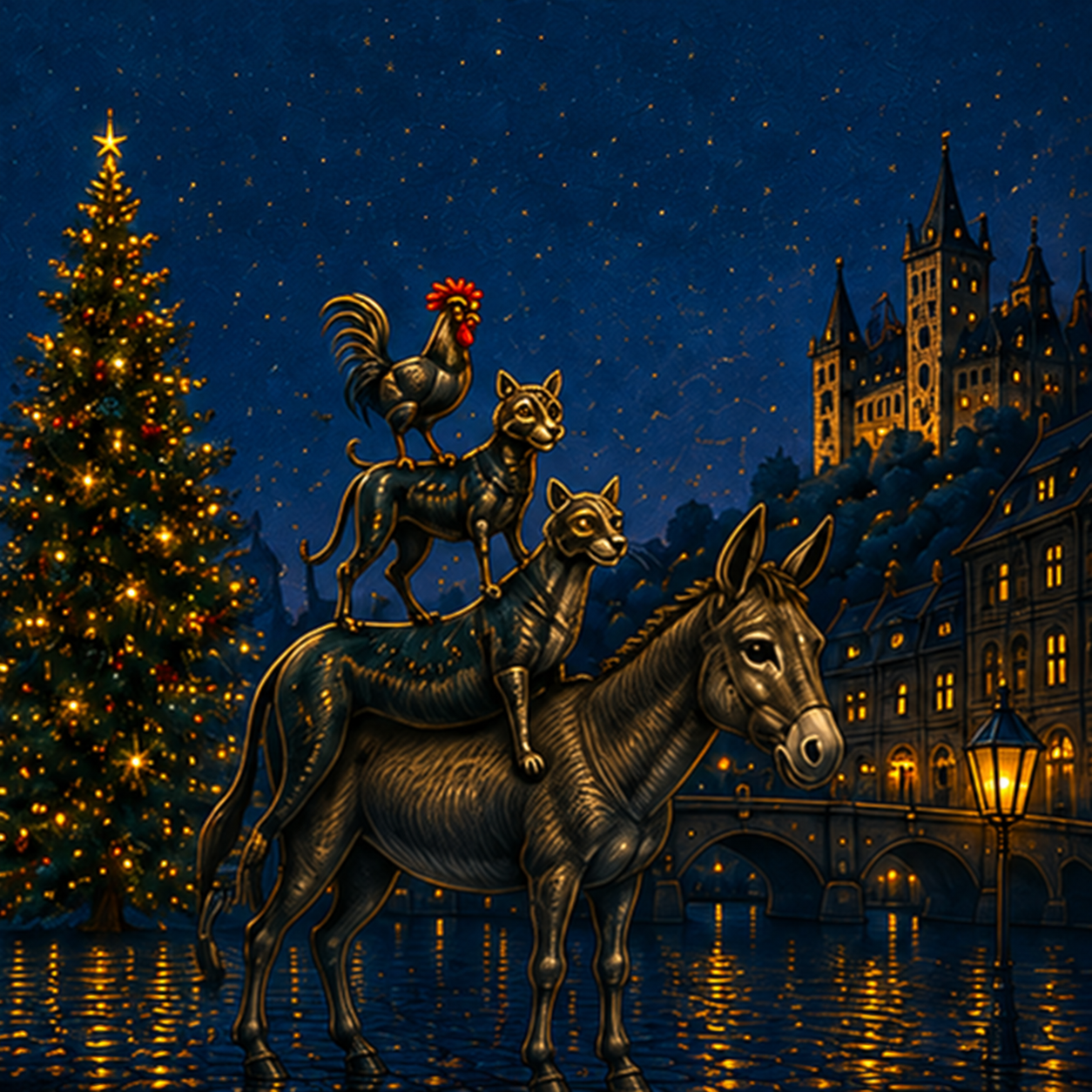 Tierillustration der Eventburg
